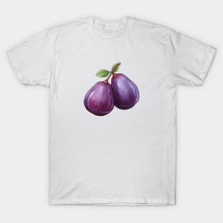 Cute Plums Art T-Shirt